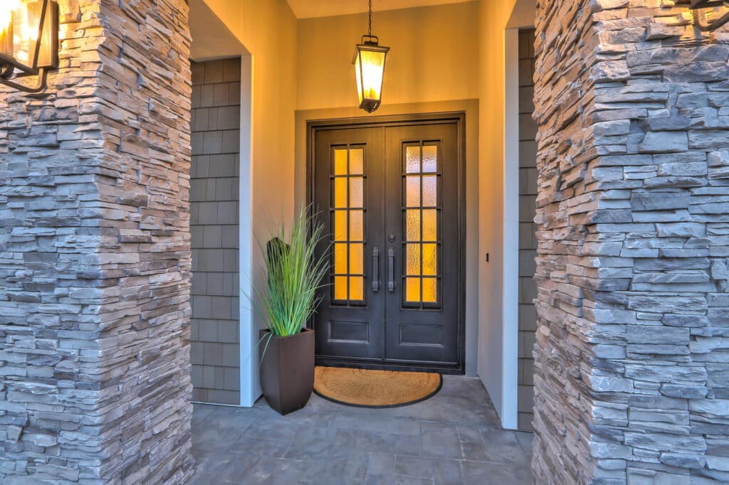 Saratoga front main door