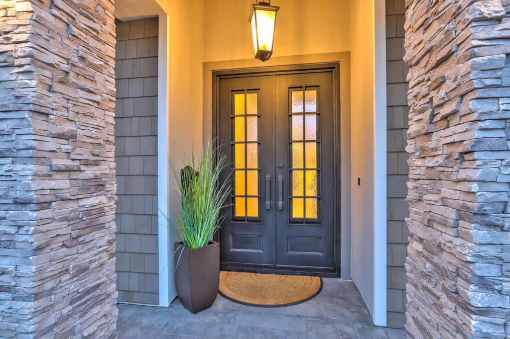 Saratoga front main door