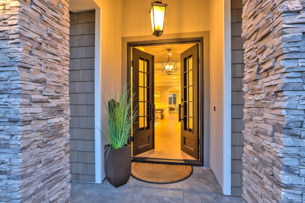 Saratoga front main door