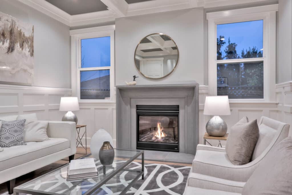 Saratoga fireplace
