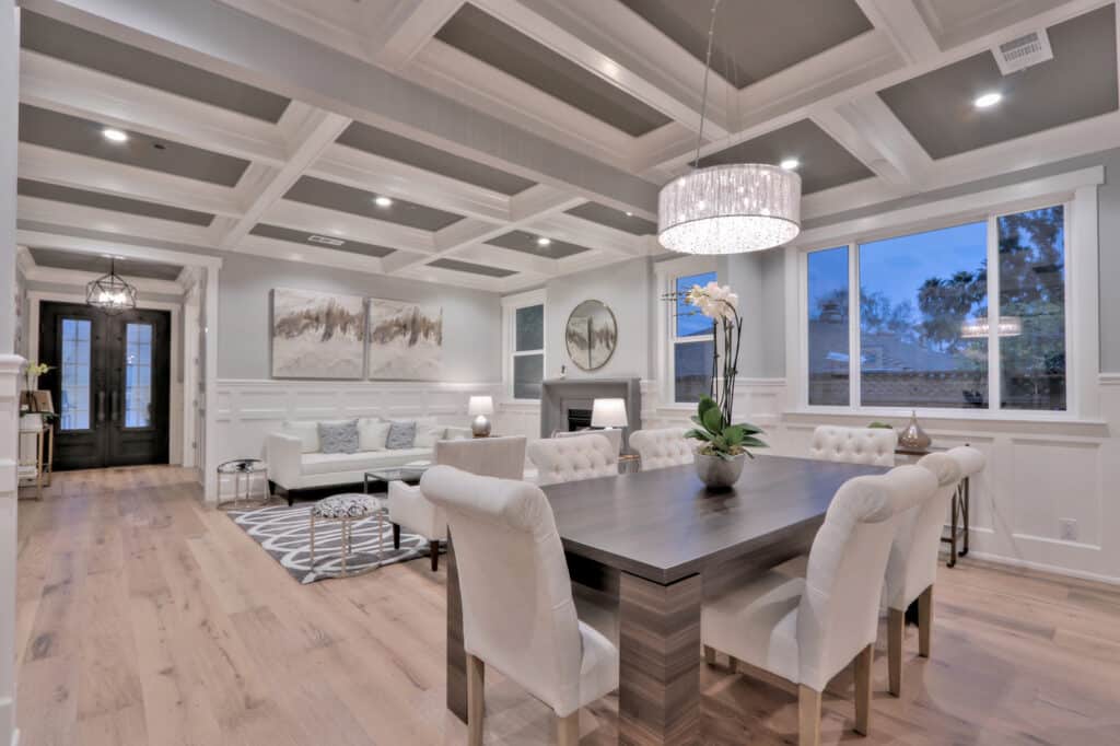 Saratoga living area side view