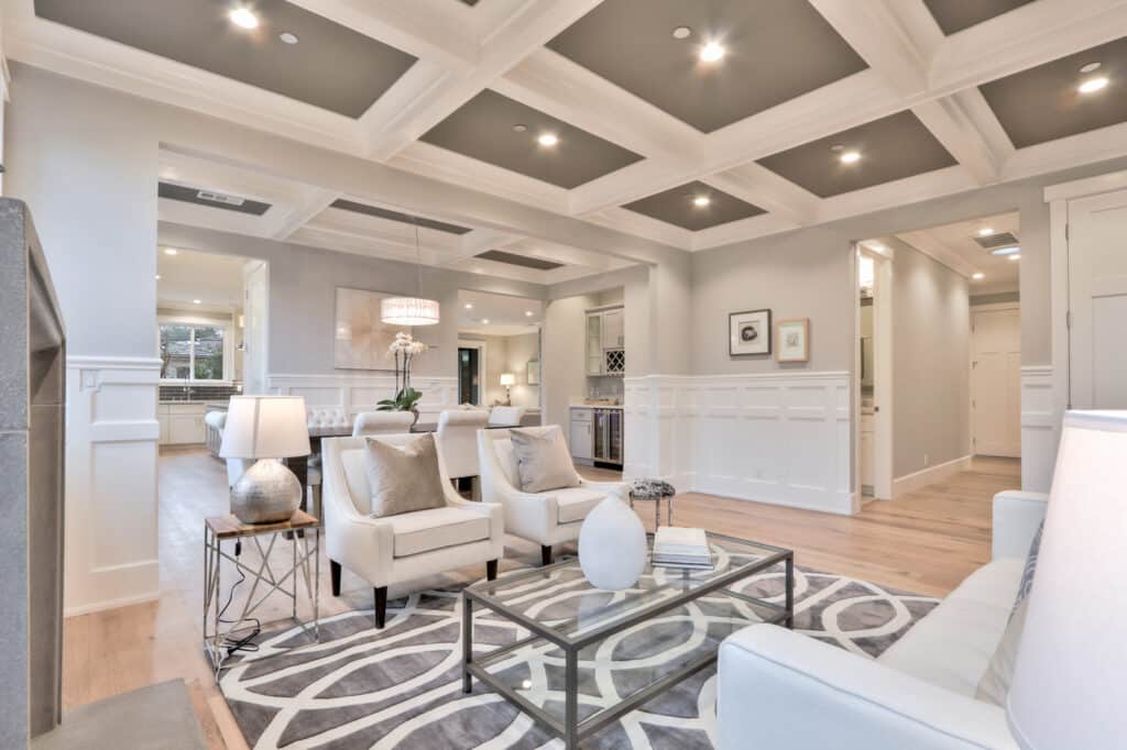 Saratoga living area corner view