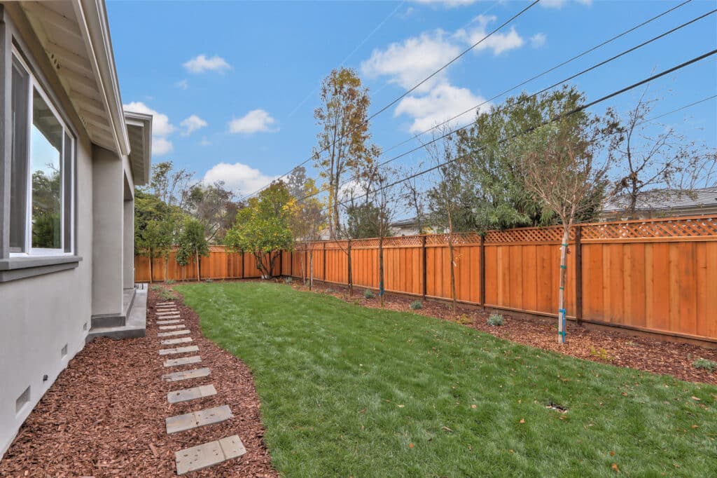 Saratoga back yard
