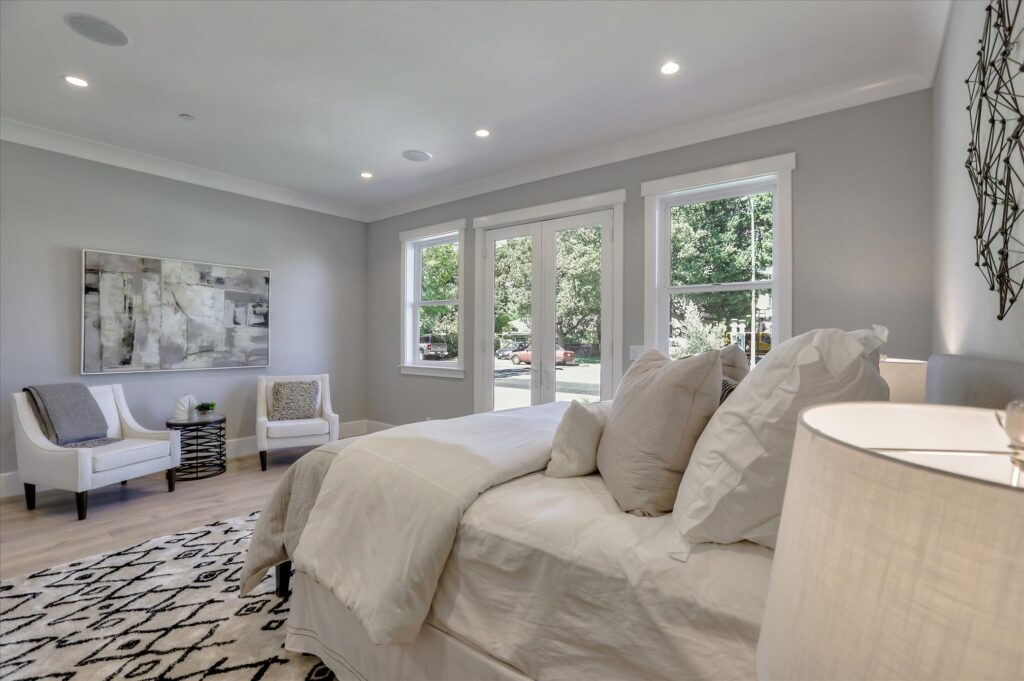 Los Gatos bedroom side view