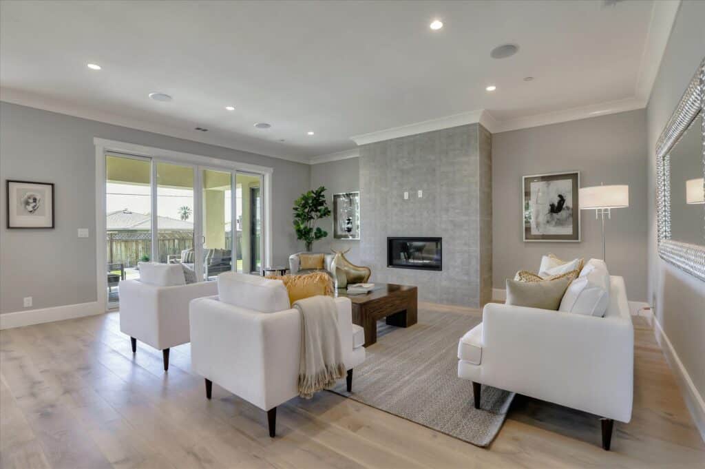 Los Gatos living area side view
