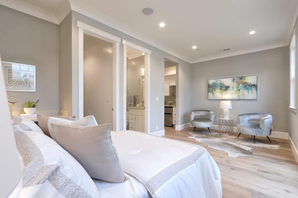 Saratoga bedroom corner view
